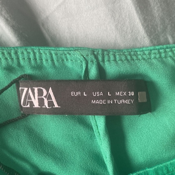 Zara Green Mini Skort - Picture 3 of 4